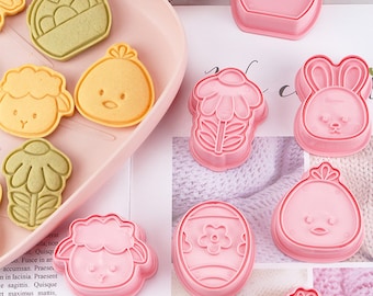 Easter Mini Imprint Cookie / Fondant Cutters - 8 count