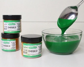 Emerald Green Master Elites Food Color from The Sugar Art - small 4g jars