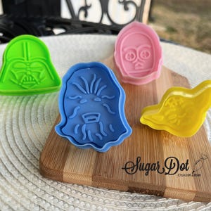 Mini Plunger Imprint Cookie / Fondant Cutters - Star Wars - 4 count image 2
