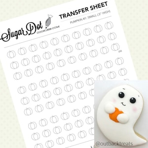 Pumpkins: Templates for Royal Icing / Buttercream Transfers and Macarons