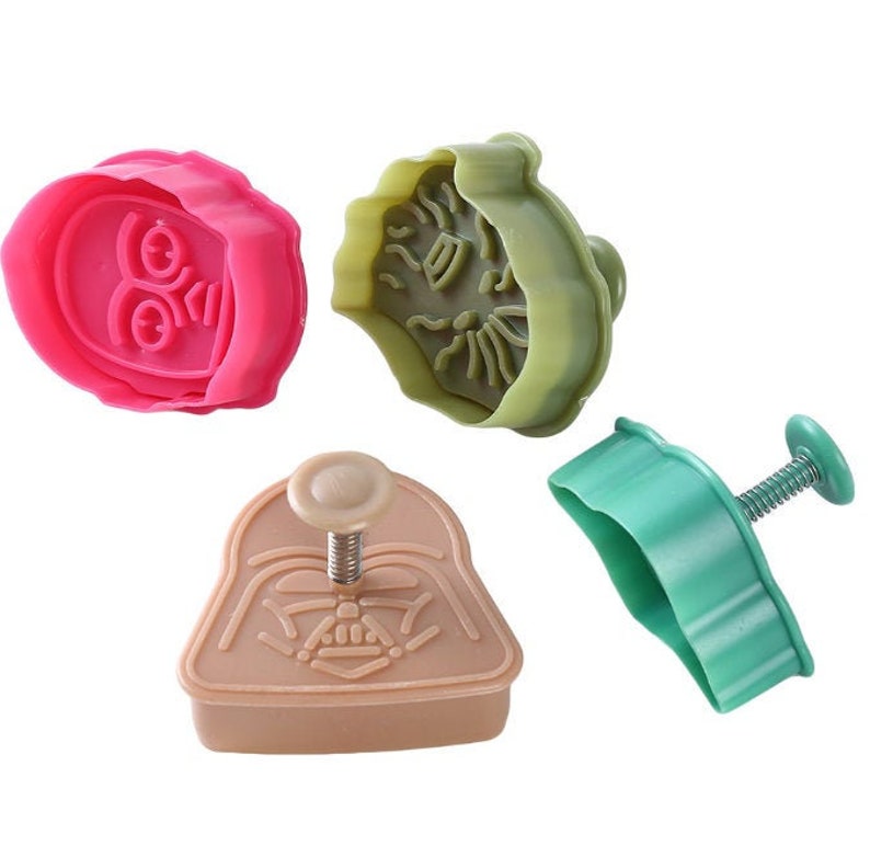 Mini Plunger Imprint Cookie / Fondant Cutters - Star Wars - 4 count image 1