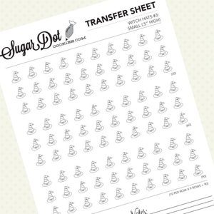 Witch Hats:  Templates for Royal Icing / Buttercream Transfers and Macarons