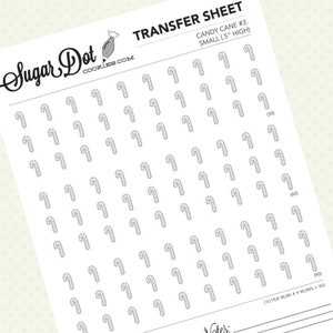 Candy Canes: Templates for Royal Icing / Buttercream Transfers and Macarons