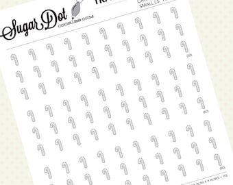 Candy Canes: Templates for Royal Icing / Buttercream Transfers and Macarons