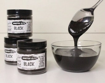 Black Master Elites Food Color from The Sugar Art - large 28 gram jar