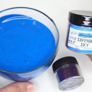 Sapphire Sky Master Elites Food Color from The Sugar Art - small 4g jars