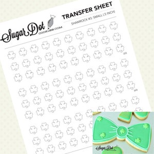 Shamrocks: Templates for Royal Icing / Buttercream Transfers and Macarons