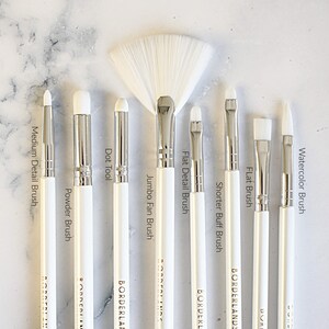 Premium Brush Set from Borderlands Bakery set of 8 image 2