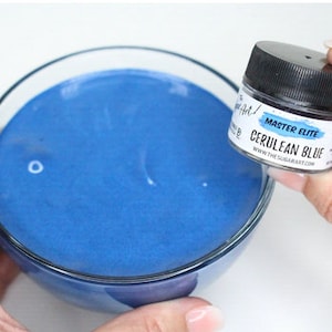 Cerulean Blue Master Elites Food Color from The Sugar Art - small 4g jars