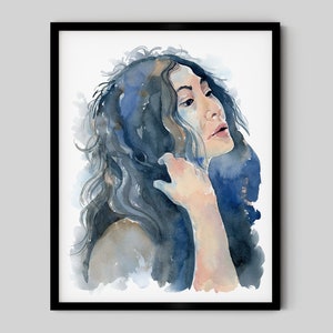 Yoko Ono Artist Portrait - Art Print of Original Painting