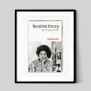 Feminist Theory bell hooks Art Print Watercolor Painting