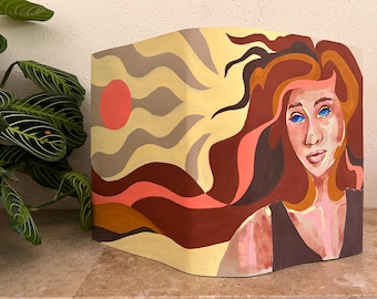 Custom Cover Upcycled Book - Dune Original Art Cover - Chani