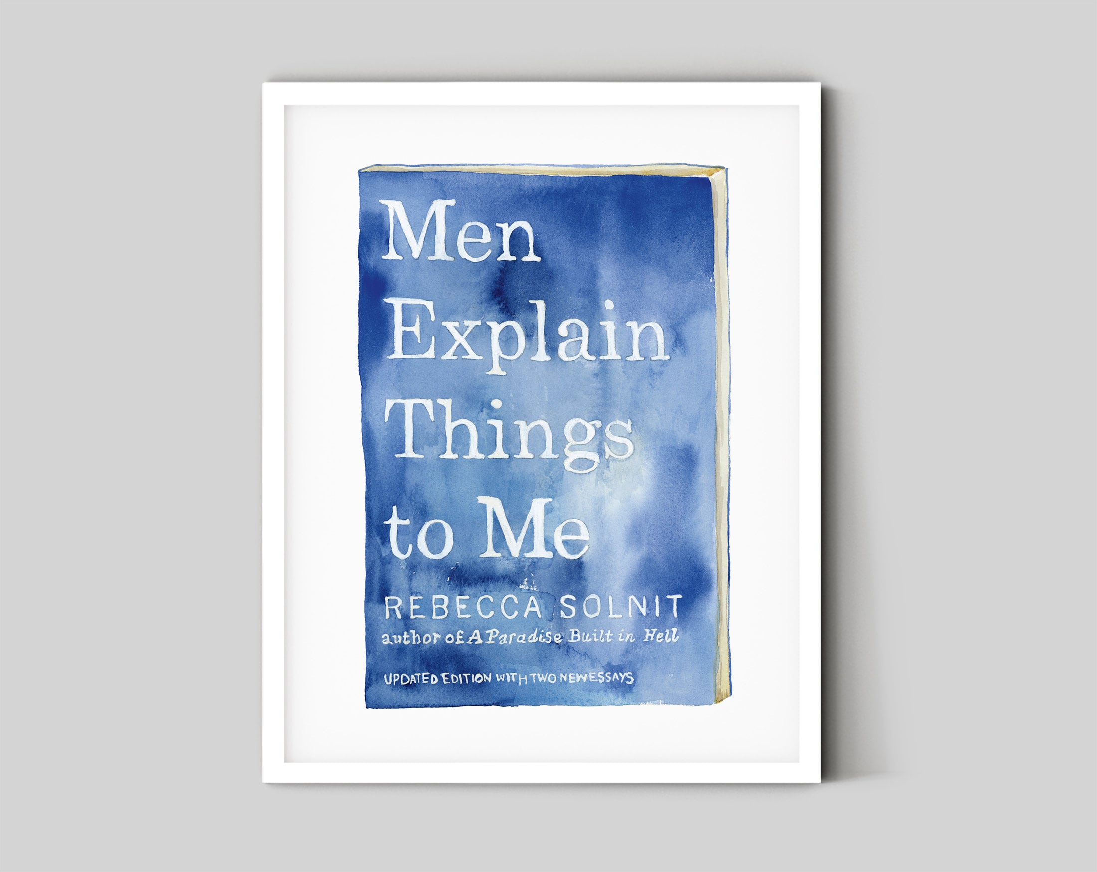 Men Explain Things to Me Art Print Watercolor Painting - Etsy