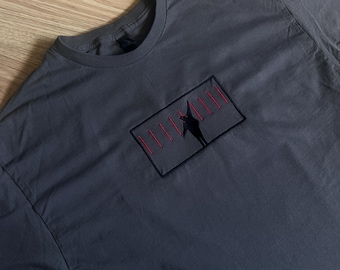 Twenty one pilots //Overcompensate inspired embroidered SHORT SLEEVE SHIRT