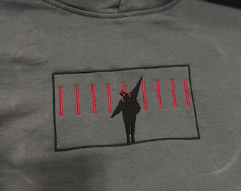 Twenty one pilots //Overcompensate inspired embroidered sweatshirt