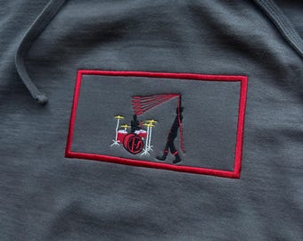 Twenty one pilots //Breach The contract inspired embroidered sweatshirt