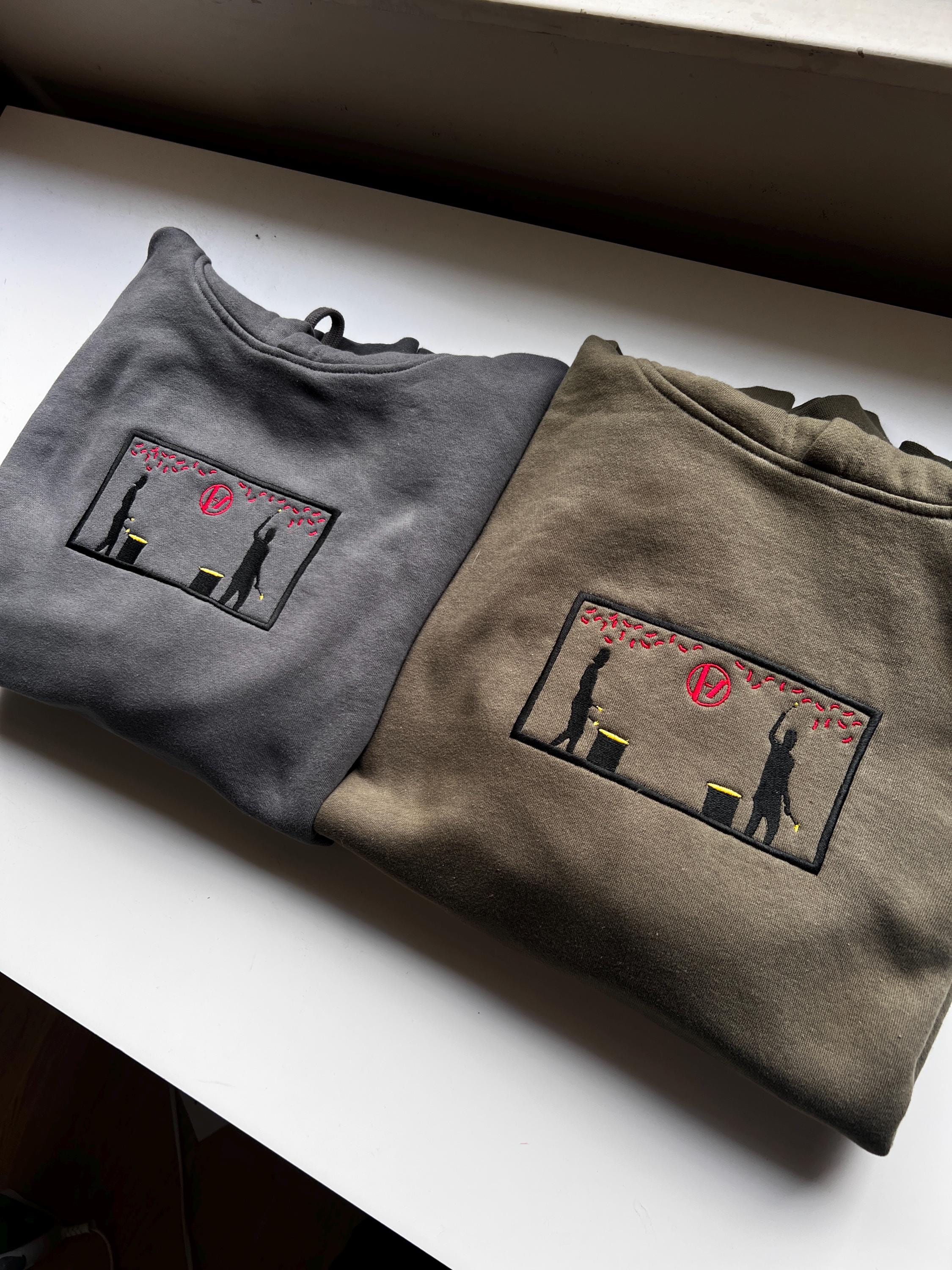 Twenty one pilots //Trees inspired embroidered sweatshirt