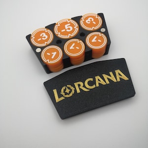 Boite de 30 jetons de dégâts pour le jeu de carte Lorcana - Disney