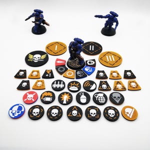 90 basistokens – Compatibel met Warhammer Kill Team