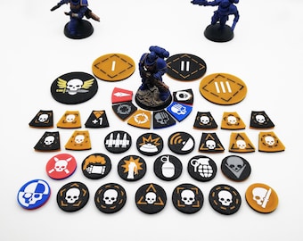 Segnalini base – Compatibile con Warhammer Kill Team