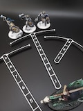 Curved Deep Strike measuring arcs 2 to 12 inches for wargames and miniature games product logo