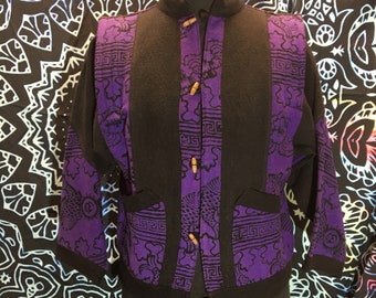 Purple Pisces Nepal jacket cotton