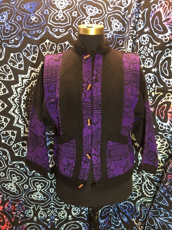 Purple Pisces Nepal jacket cotton - image 1