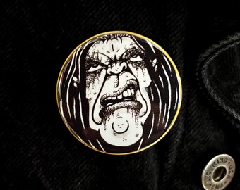 Characters - Black Metal 1.75” Pin
