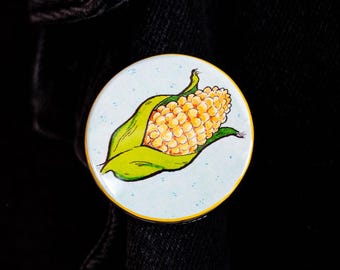 Corn! 1.75” Pin