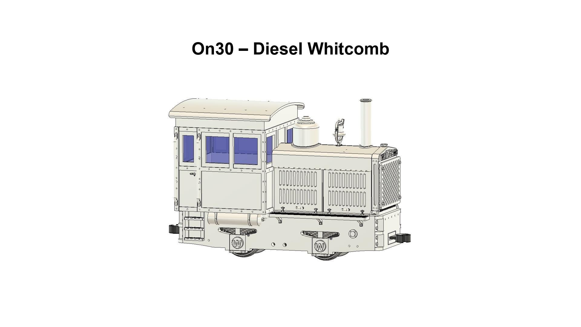 On30 Diesel Whitcomb With Bachmann Streetcar Mechanism