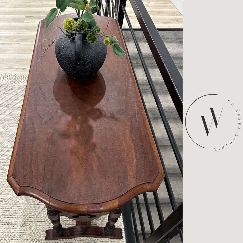 Beautiful All Wood Mahogany Sofa Table Console Entry Table ...