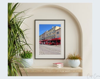 France Photography, Saint Tropez, French Riviera, travel photography, French home decor, living room art, French cafe, Senequier