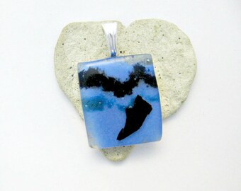 Hilton Head Island Fused Glass Pendant