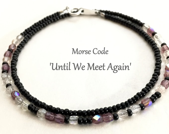 Morse Code Bead Jewelry