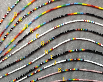 Rainbow Seed Bead Bracelets & Anklets, LGBT Gay Pride, Layered Thin Wrap Anklet Bracelet, Beaded Boho Hippie Summer Jewelry by LoveThemBeads
