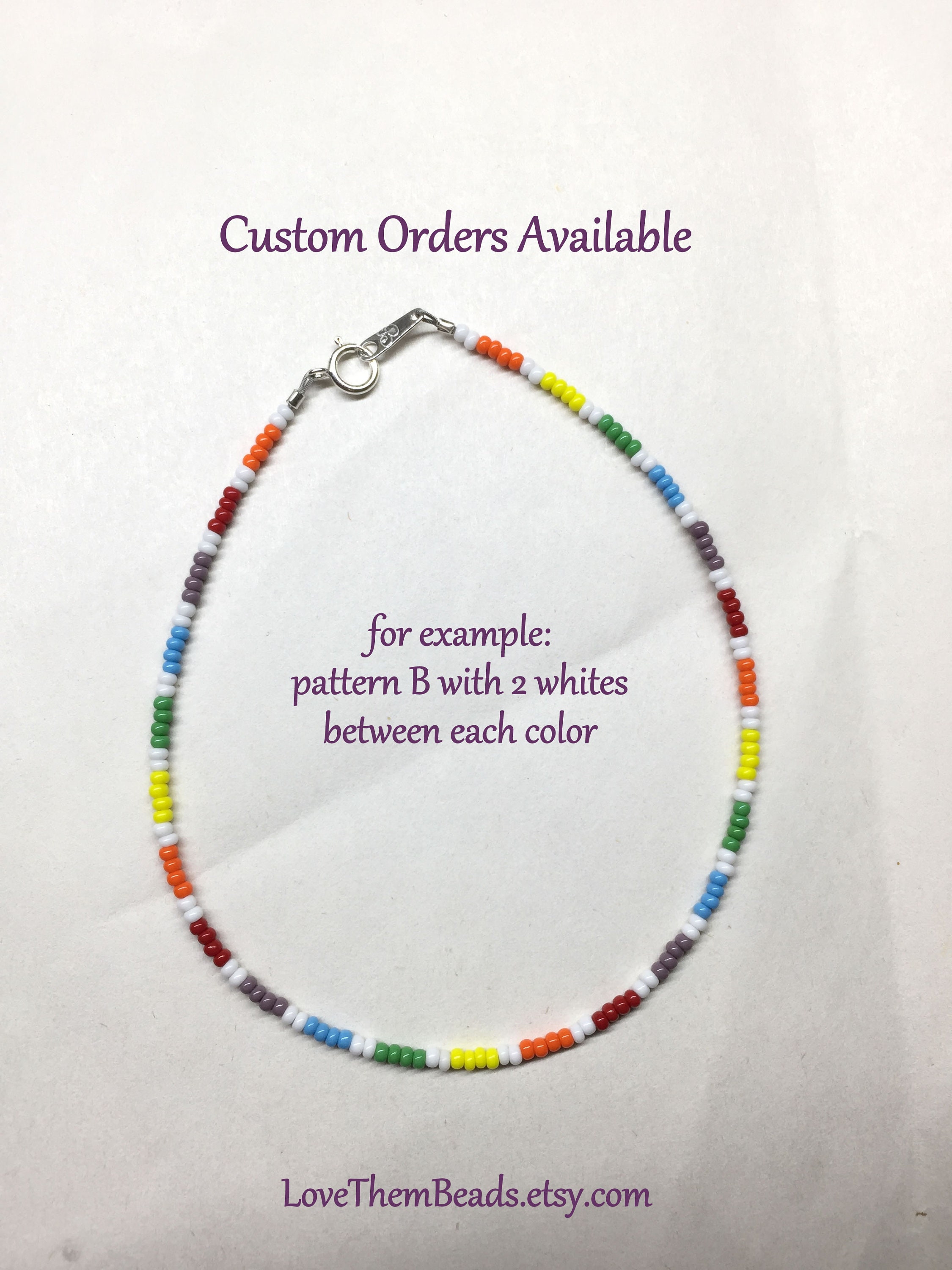 Pride Reigns Howlite & Glass Seed Bead Necklace Gift Idea Pride 2021 Pride Month LGBTQIA Rainbow Pride