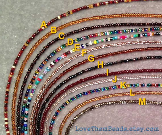 Brown Mini Seed Bead Necklace Coffee Chocolate Brown Gold Cream Pearl Multi Mixed Color Layered Boho Hippie Thin Choker by LoveThemBeads