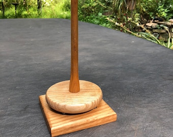 Oak Wood Yarn Ball Holder Ball Bearing