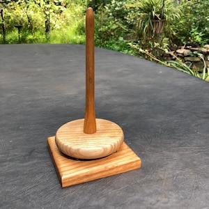 Oak Wood Yarn Ball Holder Ball Bearing