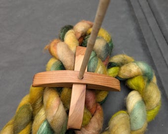 Handmade Apple Turkish Drop Spindle Whorl
