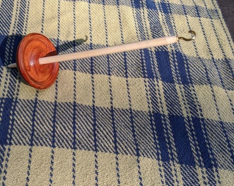 Hand Turned Jatoba  Bottom drop spindle whorl