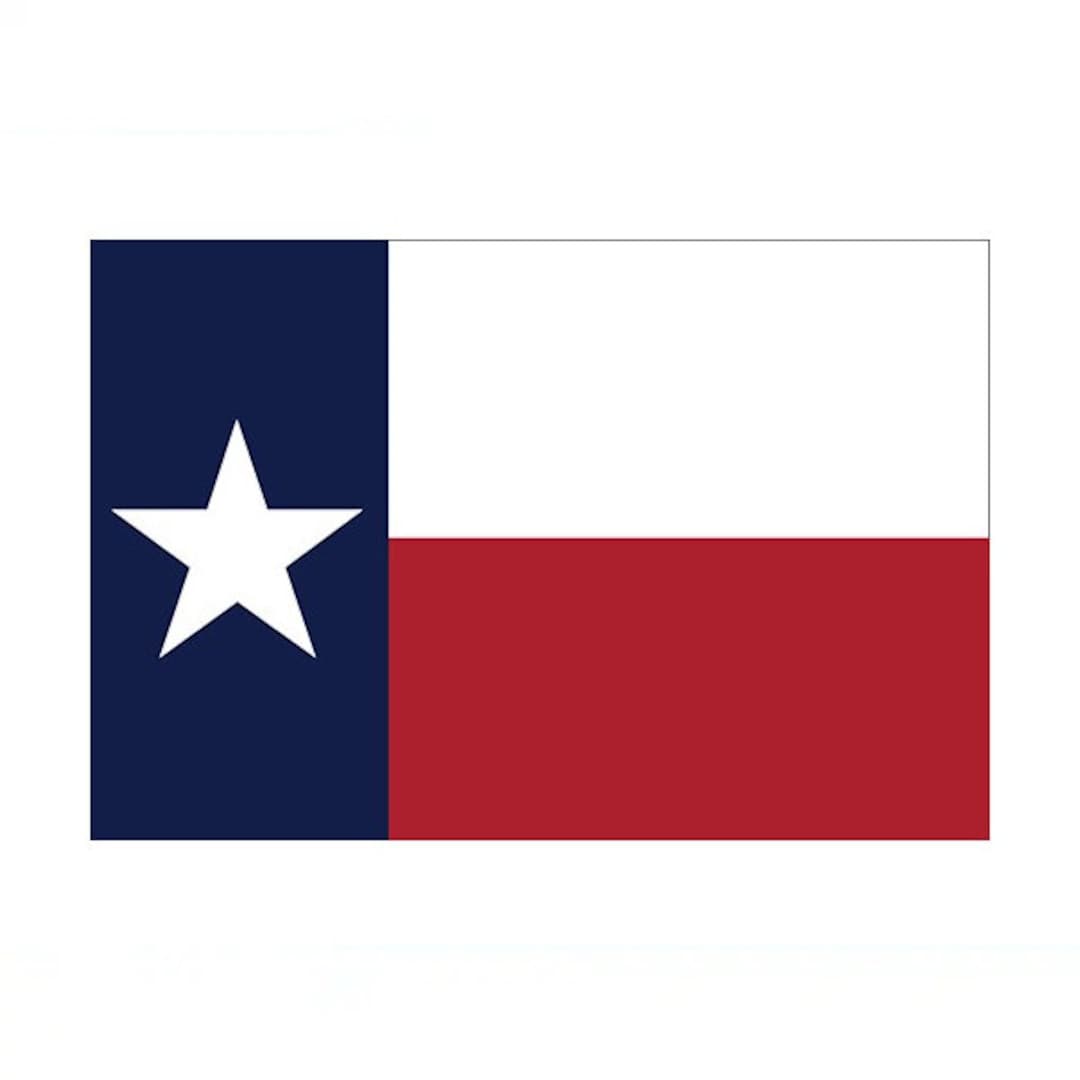 Texas Color Flag Outline SVG/PNG/JPG Files Texas Cut Files United ...