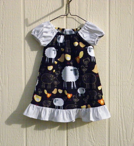 cotton peasant dress