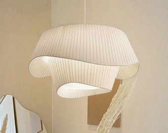Wabi Sabi Minimalistische LED-Hängelampe | Pendelleuchte | Modernes und schlichtes nordisches Design | Dekorative Beleuchtung | Ideal für ein Wohnzimmer