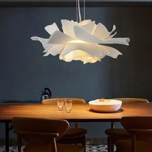 Modern Acrylic LED Chandelier | Pendant Light | Indoor Lighting | Living Room | Bedroom | Kitchen | Decorative Ceiling | Light Fixtures