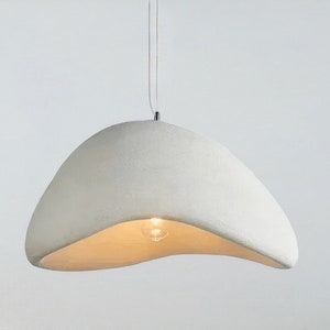 Moderne hanglamp Hanglamp Woondecoratie Polystyreen met hoge dichtheid Materiaal Wabi Sabi design LED Kroonluchter woonkamer B - White