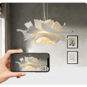 Lustre LED acrylique moderne Lampe suspendue Éclairage intérieur Salon Chambre à coucher Cuisine Plafond décoratif Luminaires image 3