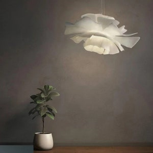 Lustre LED acrylique moderne Lampe suspendue Éclairage intérieur Salon Chambre à coucher Cuisine Plafond décoratif Luminaires image 5