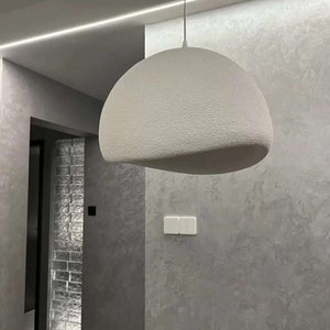 Moderne hanglamp Hanglamp Woondecoratie Polystyreen met hoge dichtheid Materiaal Wabi Sabi design LED Kroonluchter woonkamer afbeelding 3