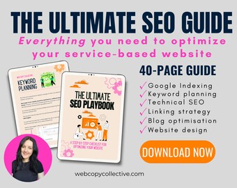 The Ultimate SEO Guide For Service-Based Business Owners | Website Optimisation | Website SEO Checklist to Book More Clients